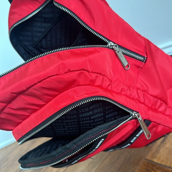 Steve Madden Small Red Backpack - Picture 5 of 6